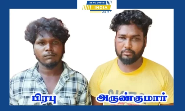 வேடசந்தூர் அருகே வீட்டில் தனியா இருந்த வயதான தம்பதியினரை கத்தியால் வெட்டி 5 பவுன் தங்கச் சங்கிலியை பறித்த பேரன் மற்றும் கூட்டாளி கைது