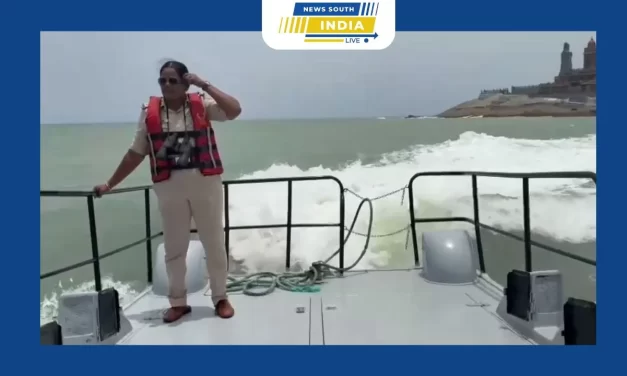 குமரி கடல் – தமிழ்நாடு கடலோர பாதுகாப்பு குழும போலிஸார் தீவிர கண்காணிப்பில் ஈடுப்பட்டு வருகிறார்கள்