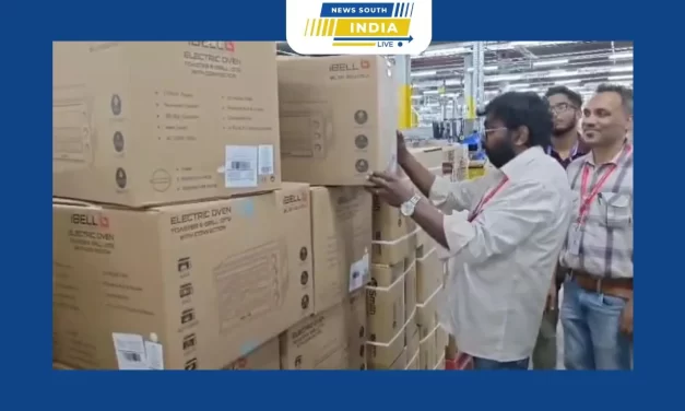 கோவை செட்டிபாளையம் பகுதியில் உள்ள அமேசான் குடோனில்ரூ.95 லட்சம் மதிப்பிலான தரச் சான்று இல்லாத பொருட்களை இந்திய தர நிர்ணய அமைவன அதிகாரிகள் பறிமுதல் செய்துள்ளனர்.