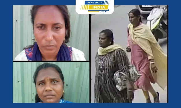 தமிழகம் முழுவதும் கூட்ட நெரிசலை பயன்படுத்தி தொடர் நகைப் பறிப்பில் ஈடுபட்ட இரண்டு பெண்கள் கைது – பெண்ணிடம் நகை பறிக்க முயன்ற போது மடக்கிப் போலீசார் – வீடு, நிலம் வாங்கி ஆடம்பரமாக வாழ்ந்தது அம்பலம்.