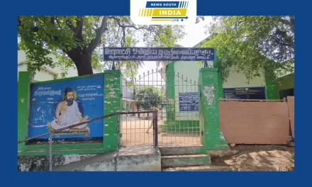 வாணியம்பாடி அருகே அரசு பள்ளி மாணவர்கள் பள்ளி வளாகத்தையும், நீர் தேக்க தொட்டியையும் துடைப்பம் வைத்து சுத்தம் செய்யும் வீடியோ வெளியாகி விவகாரத்தில்
