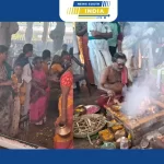 கோவையில் மழை வர வேண்டி, வெள்ளிங்கிரி ஆண்டவர் கோயிலில் – தொண்டாமுத்தூர் வட்ட விவசாயிகள் 1008 குட தீர்த்தம் எடுத்து சிறப்பு யாகம்.