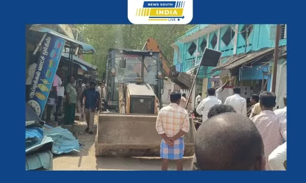 மதுராந்தகத்தில் நகராட்சிக்கு சொந்தமான இடத்தை ஆக்கிரமிப்பை அகற்ற வந்த நகராட்சி ஊழியர்களுக்கு பாதுகாப்பு வழங்க வந்த காவல் ஆய்வாளருக்கும் வழக்கறிஞருக்கும் தள்ளுமுள்ளால் பரபரப்பு