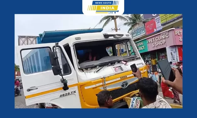 செங்கல்பட்டு சுங்கச்சாவடி அருகே லாரியை கடத்திய நபரால் பரபரப்பு.