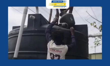 தூத்துக்குடி மாவட்டம் சாத்தான்குளம் அருகே உள்ள சடையன்கிணறு காலனியில் இரண்டு ஆண்டுகளாக குடிநீர் தொட்டி சுத்தம் செய்யப்படாத நிலையில் பொதுமக்கள் தாமாக முன்வந்து குடிநீர் தொட்டியை சுத்தம் செய்த போது வெளியேறும் கழிவுநீர் வீடியோ