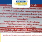 ஒன்றிய அரசின் நூற்பாலையை திறக்ககோரி ஊழியர்கள் கண்டன ஆர்ப்பாட்டம்.