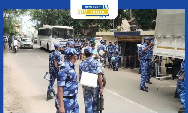 ஆனைமலையை அடுத்த கோட்டூர் கோட்டூர் காவல் நிலையத்திற்கு உட்பட்ட பகுதிகளில் திடீர் ஆய்வு மேற்கொண்ட மத்திய அதிவிரைவு படை