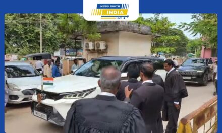 மின்சாரதுறை மற்றும் போக்குவரத்து துறை அமைச்சர் கடலூர் மாவட்ட முதன்மை நீதிமன்றத்தில் ஆஜர்.