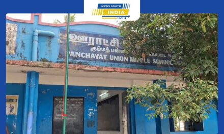 சிதம்பரம் அருகே உள்ள பரங்கிப்பேட்டையில் பள்ளி மாணவர்கள் போராட்டம்