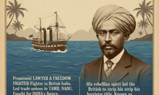 🌺 Remembering V. O. Chidambaram Pillai — “Kappalottiya Tamizhan”